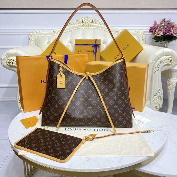 l**is V*t*n monogram canvas carryall mm handbag m46197
