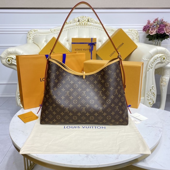 l**is V*t*n monogram canvas carryall mm handbag m46197