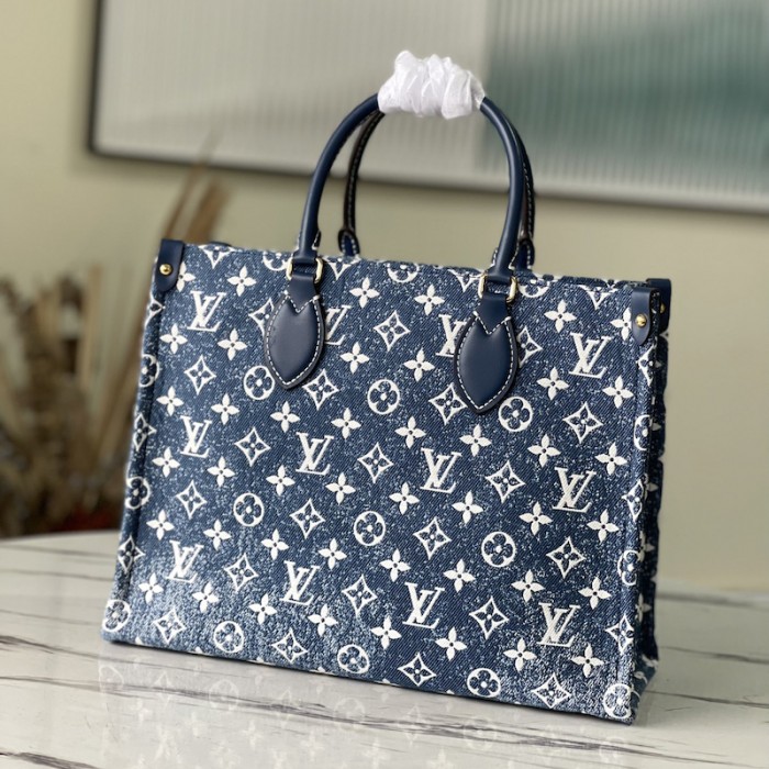 l**is V*t*n monogram denim onthego mm m59608