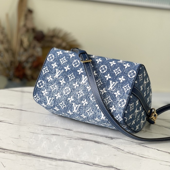 l**is V*t*n monogram denim speedy bandouliere 25 m59609