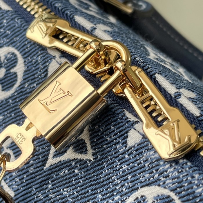 l**is V*t*n monogram denim speedy bandouliere 25 m59609