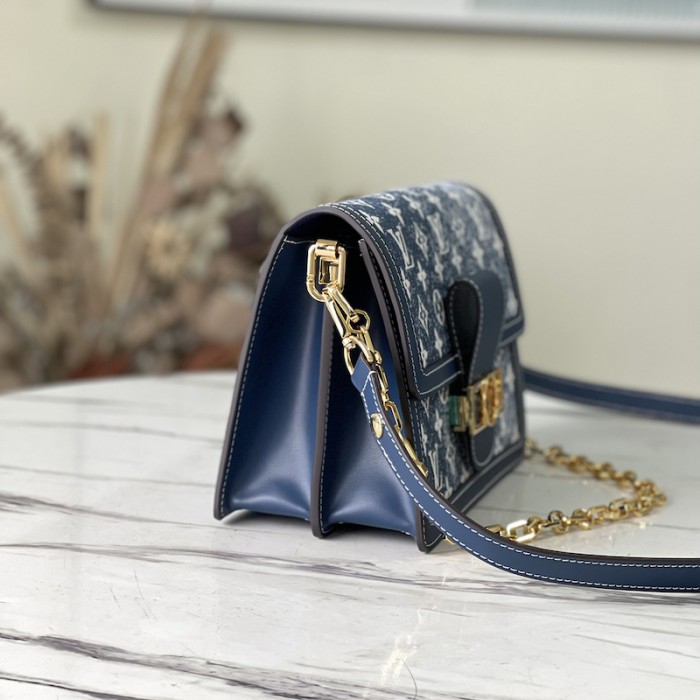 l**is V*t*n monogram denim dauphine mm m59631