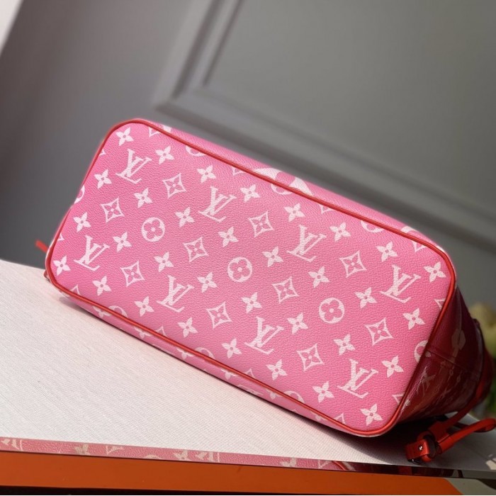 LV Monogram Coated Canvas Escale Neverfull MM M45127