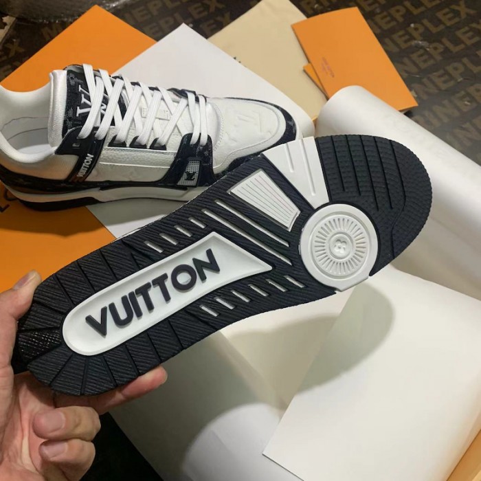 l**is V*t*n trainer sneaker 1a9jg9 black denim