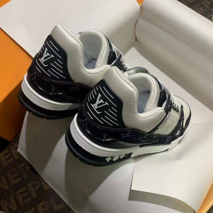 l**is V*t*n trainer sneaker 1a9jg9 black denim