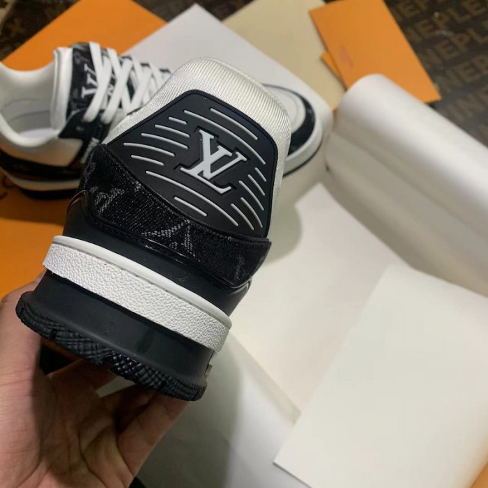 l**is V*t*n trainer sneaker 1a9jg9 black denim