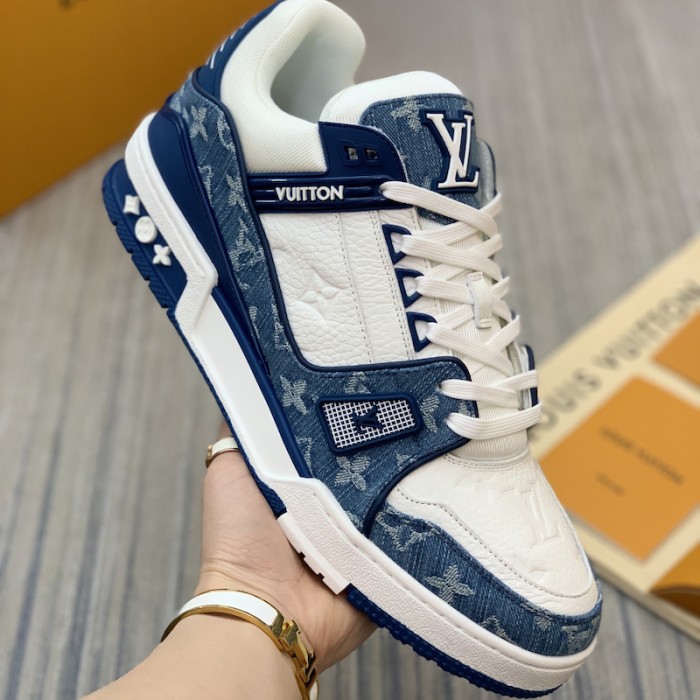 l**is V*t*n trainer sneaker 1a9jgt blue denim