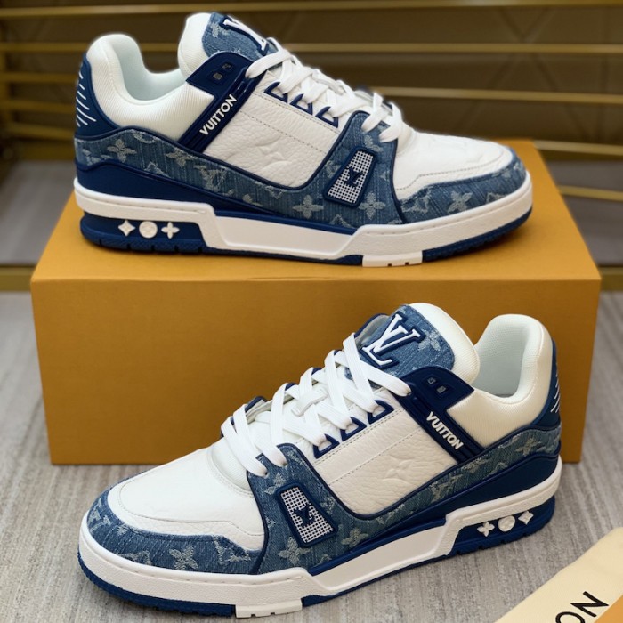 l**is V*t*n trainer sneaker 1a9jgt blue denim