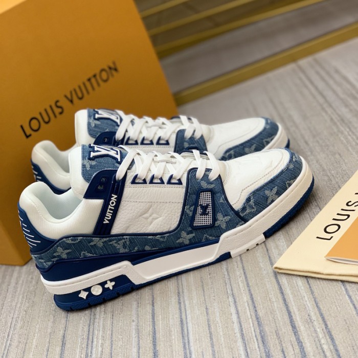 l**is V*t*n trainer sneaker 1a9jgt blue denim