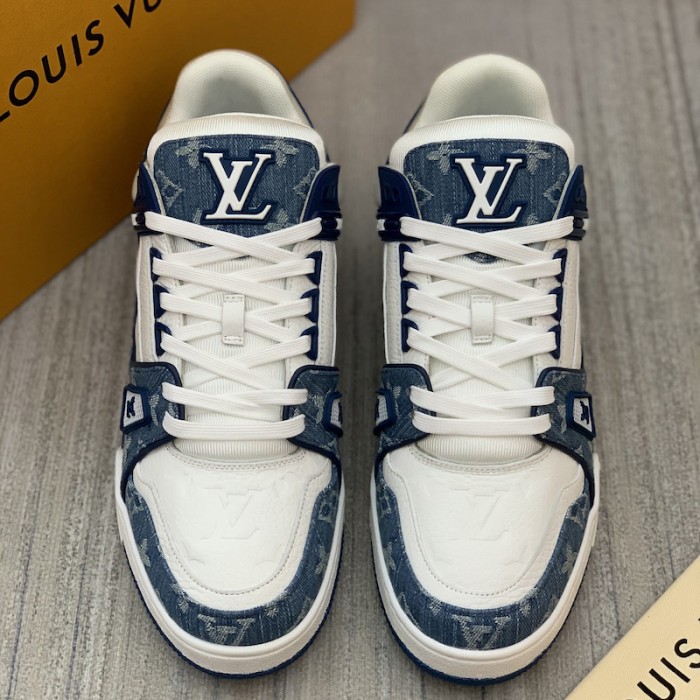 l**is V*t*n trainer sneaker 1a9jgt blue denim