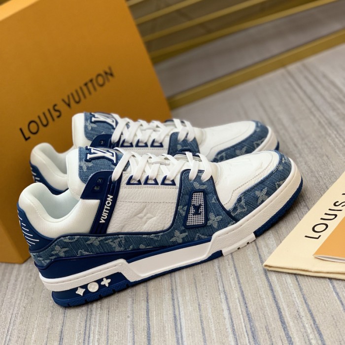 l**is V*t*n trainer sneaker 1a9jgt blue denim