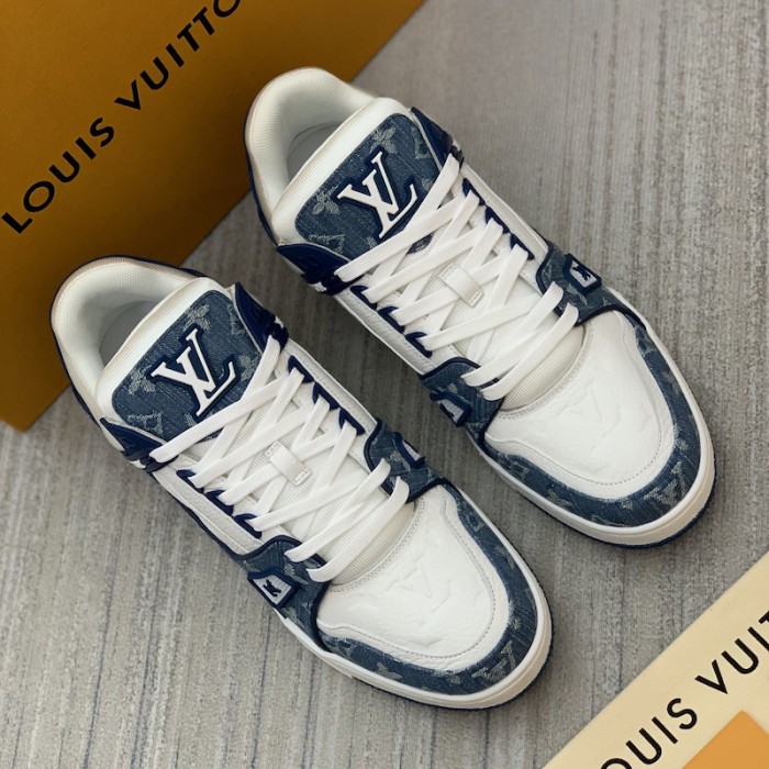 l**is V*t*n trainer sneaker 1a9jgt blue denim
