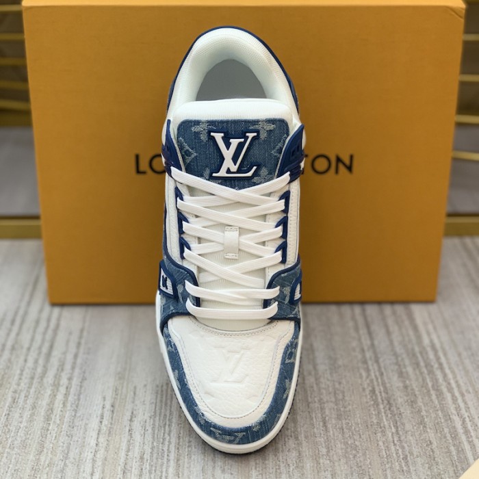 l**is V*t*n trainer sneaker 1a9jgt blue denim