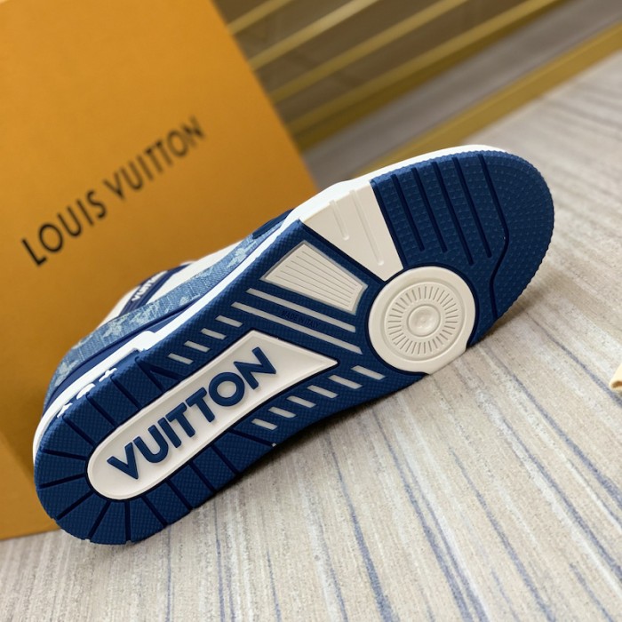 l**is V*t*n trainer sneaker 1a9jgt blue denim