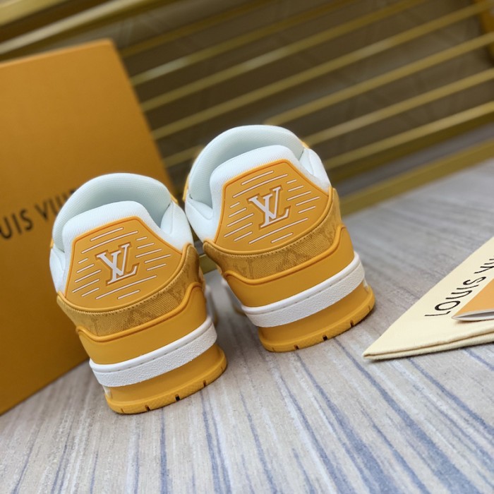 l**is V*t*n trainer sneaker 1a9jhd yellow denim