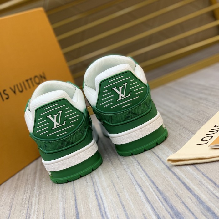 l**is V*t*n trainer sneaker 1a9jhx green denim