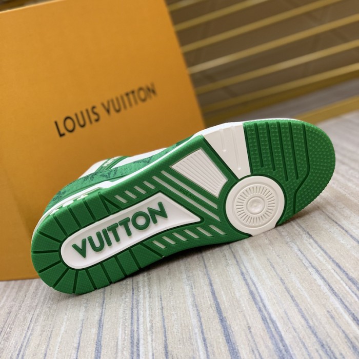 l**is V*t*n trainer sneaker 1a9jhx green denim