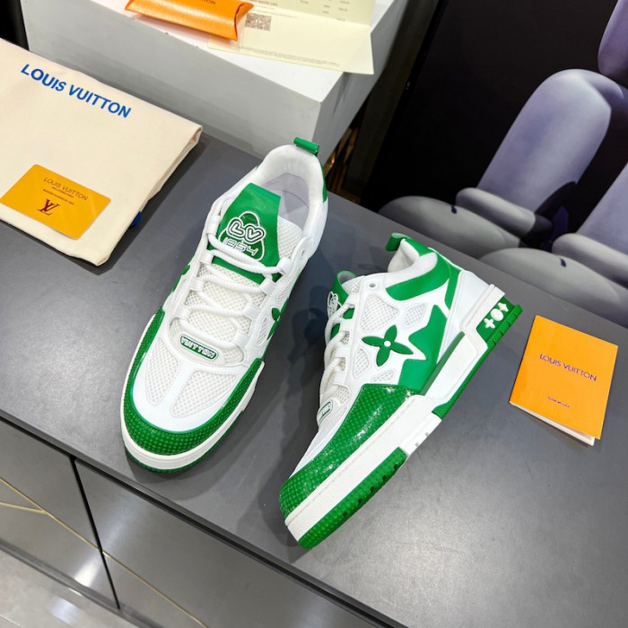 l**is V*t*n lv skate sneaker green