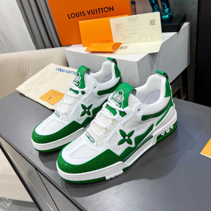 l**is V*t*n lv skate sneaker green