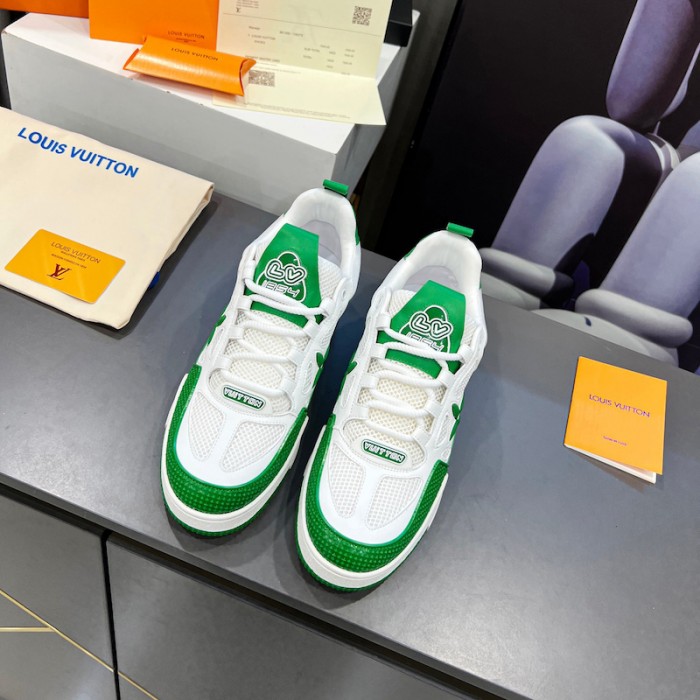 l**is V*t*n lv skate sneaker green