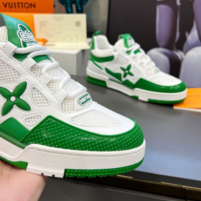 l**is V*t*n lv skate sneaker green