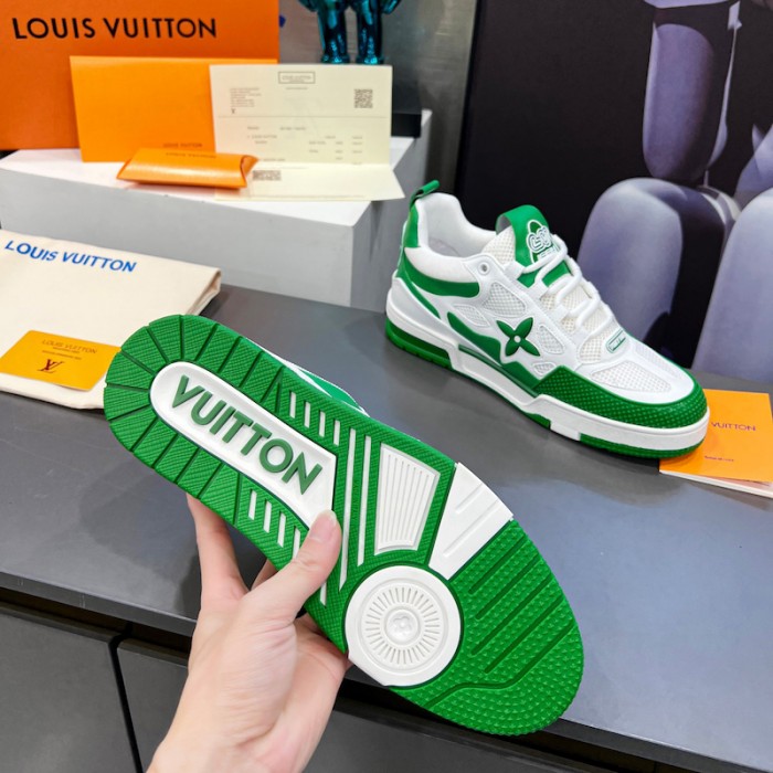 l**is V*t*n lv skate sneaker green