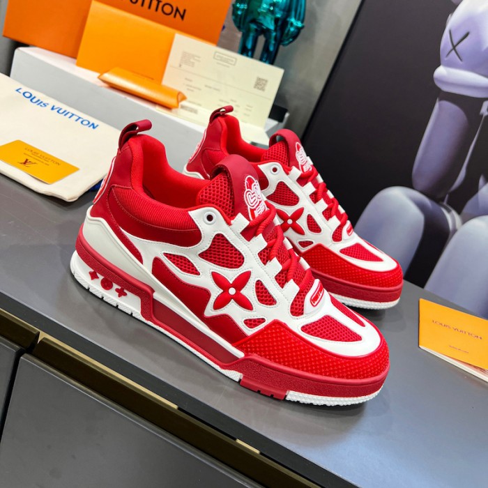 l**is V*t*n lv skate sneaker red 1aars5