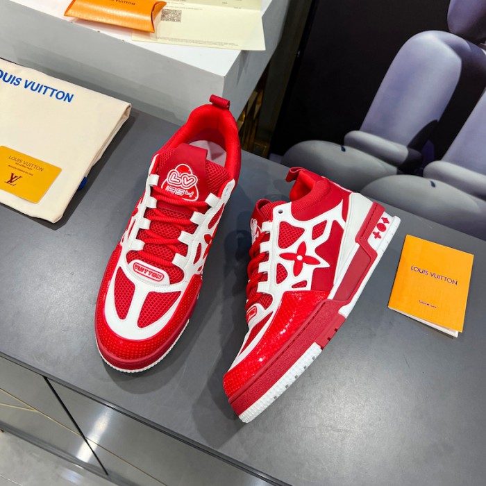 l**is V*t*n lv skate sneaker red 1aars5