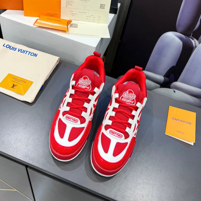 l**is V*t*n lv skate sneaker red 1aars5