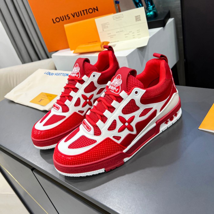 l**is V*t*n lv skate sneaker red 1aars5