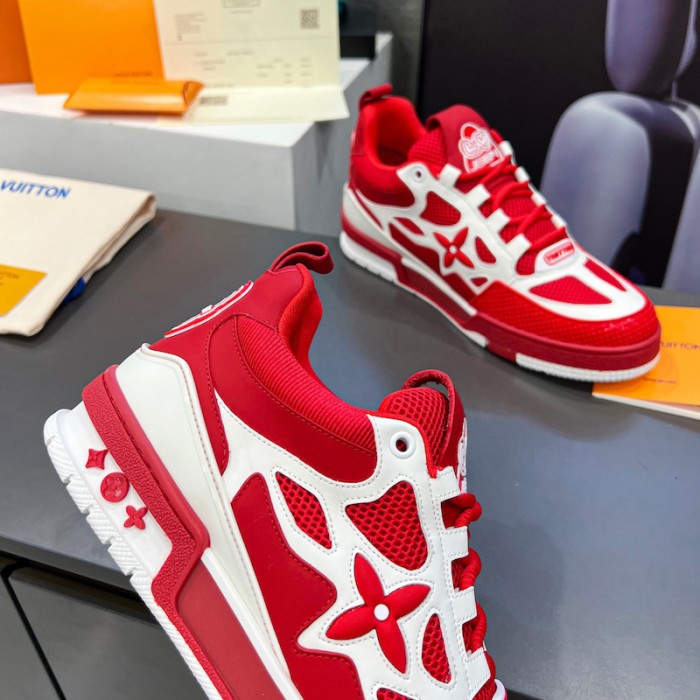 l**is V*t*n lv skate sneaker red 1aars5