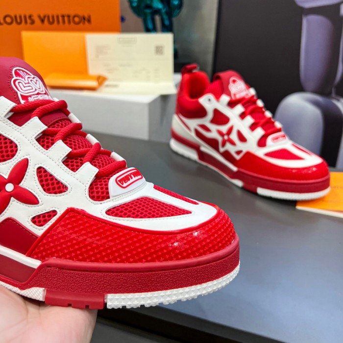 l**is V*t*n lv skate sneaker red 1aars5