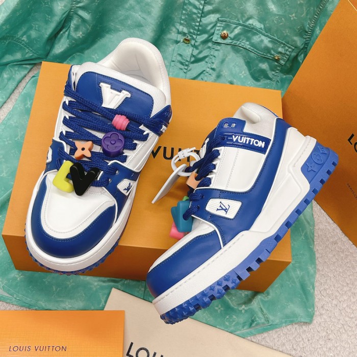 l**is V*t*n lv trainer maxi sneaker blue