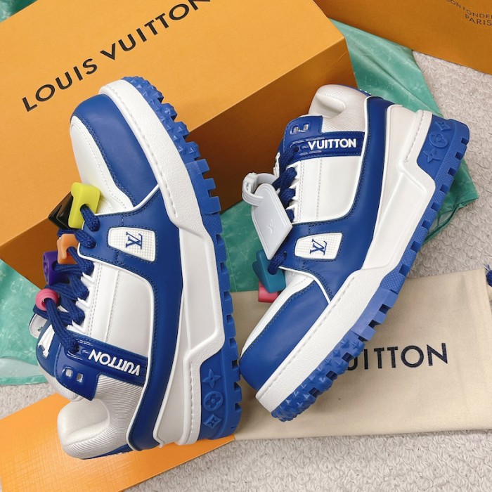 l**is V*t*n lv trainer maxi sneaker blue