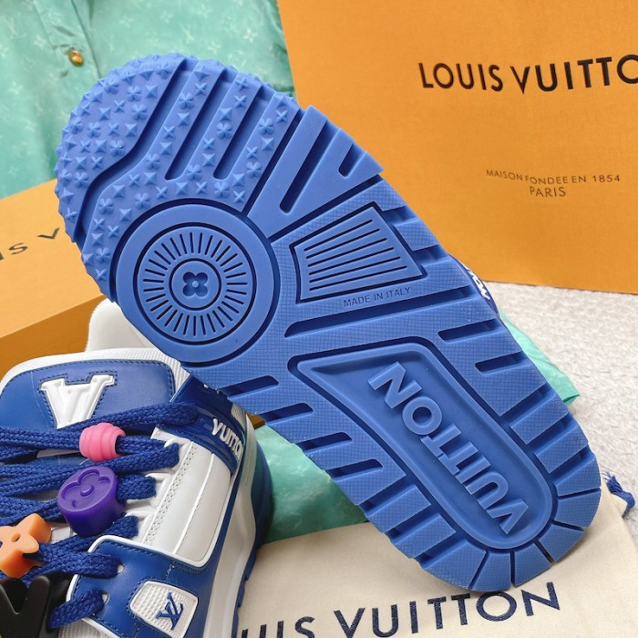 l**is V*t*n lv trainer maxi sneaker blue