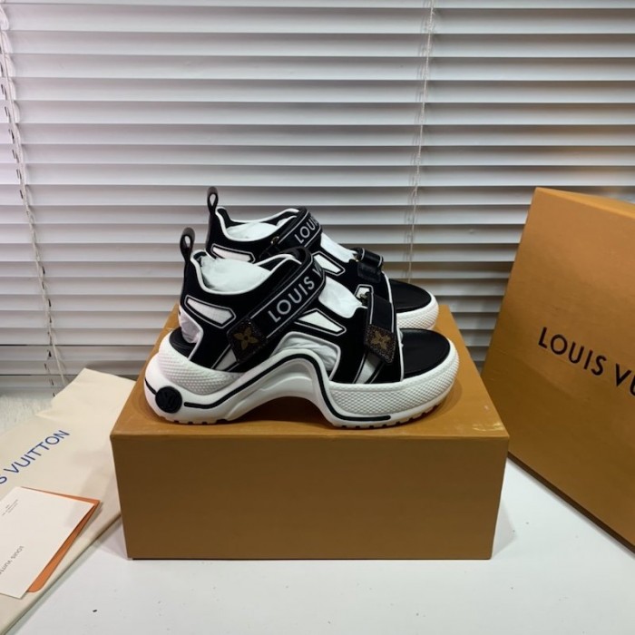 LV Archlight Sandal Black / White