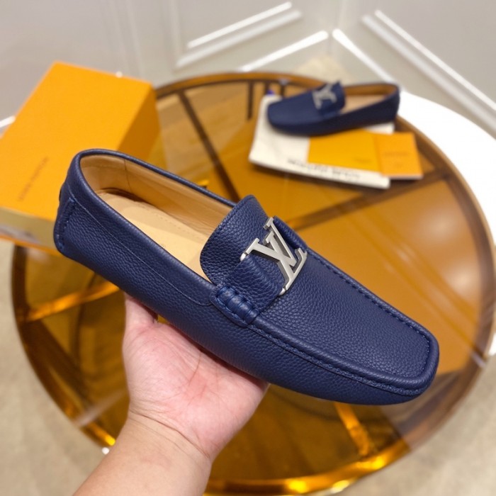 l**is V*t*n monte carlo moccasin loafers blue