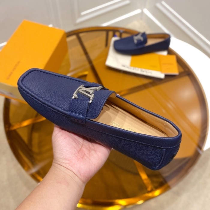 l**is V*t*n monte carlo moccasin loafers blue