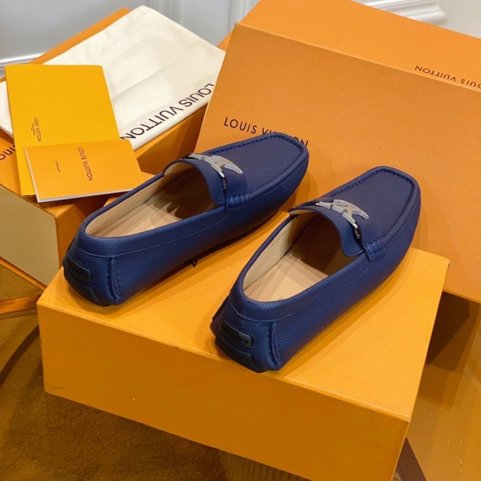 l**is V*t*n monte carlo moccasin loafers blue