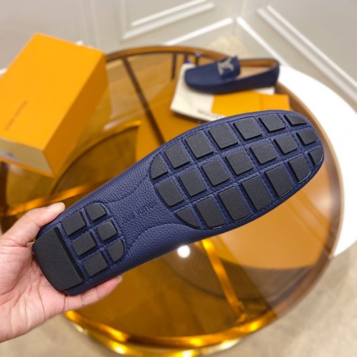 l**is V*t*n monte carlo moccasin loafers blue