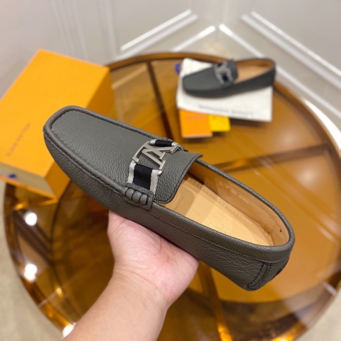 l**is V*t*n monte carlo moccasin loafers grey