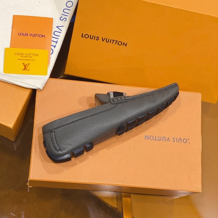 l**is V*t*n monte carlo moccasin loafers grey