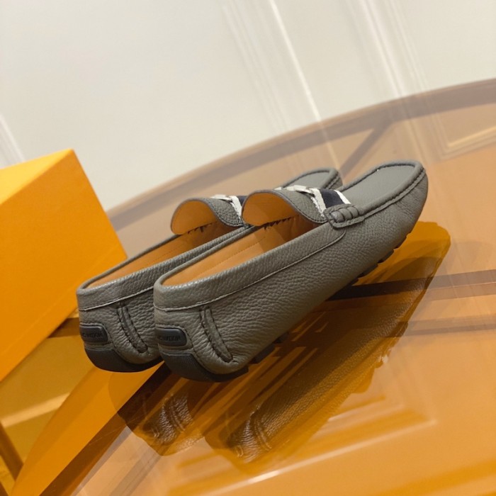 l**is V*t*n monte carlo moccasin loafers grey