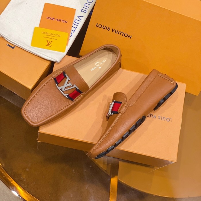 l**is V*t*n monte carlo moccasin loafers tan