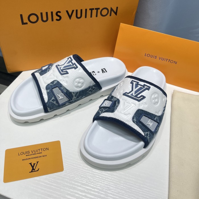 l**is V*t*n x nba trainer mule blue