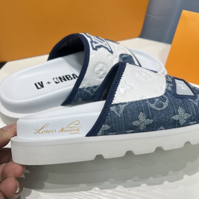 l**is V*t*n x nba trainer mule blue