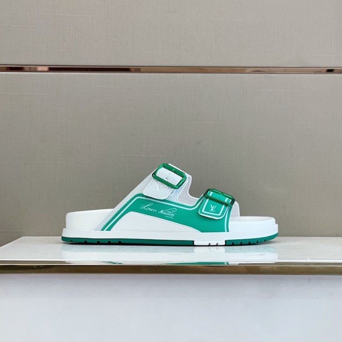 l**is V*t*n lv trainer mules green