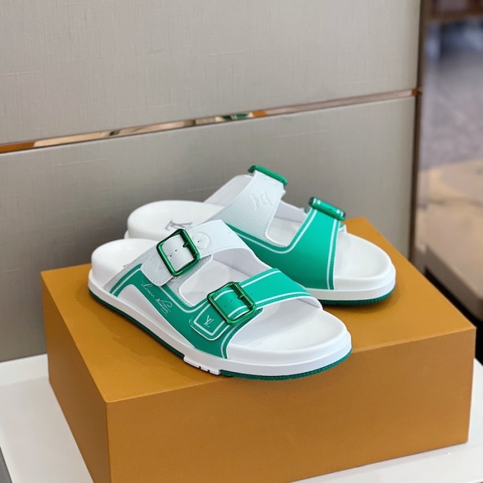l**is V*t*n lv trainer mules green