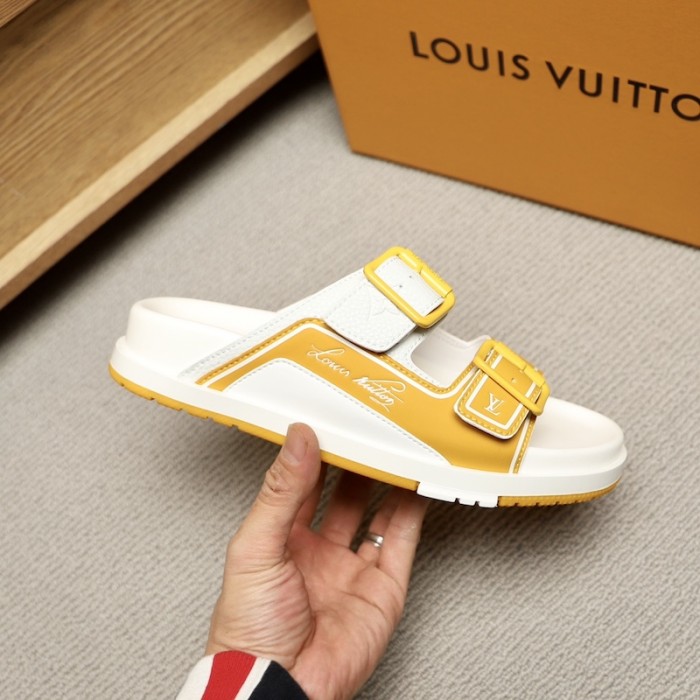 l**is V*t*n lv trainer mules yellow