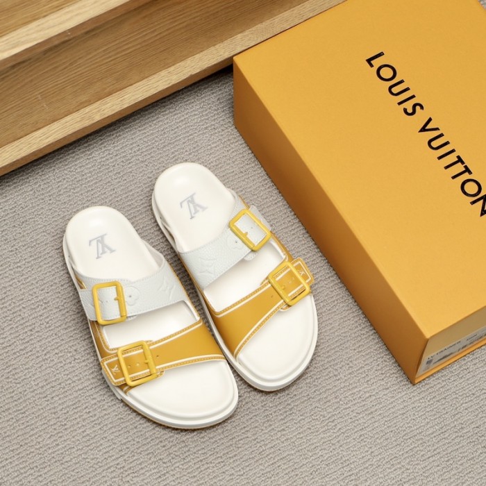 l**is V*t*n lv trainer mules yellow